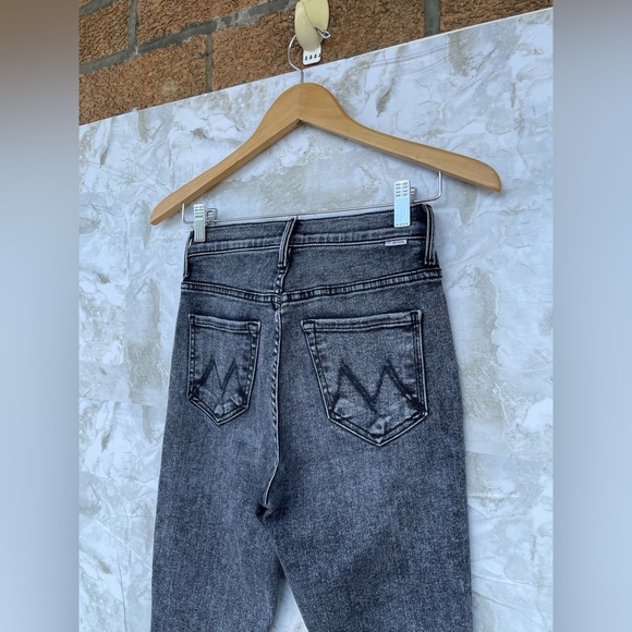 Mother - Stunner Zip Ankle Step Fray Skinny Jeans in Train Stops size 25 - Picture 13 of 16